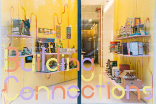 Installation view, Building Connections, Center for Architecture, 2023.