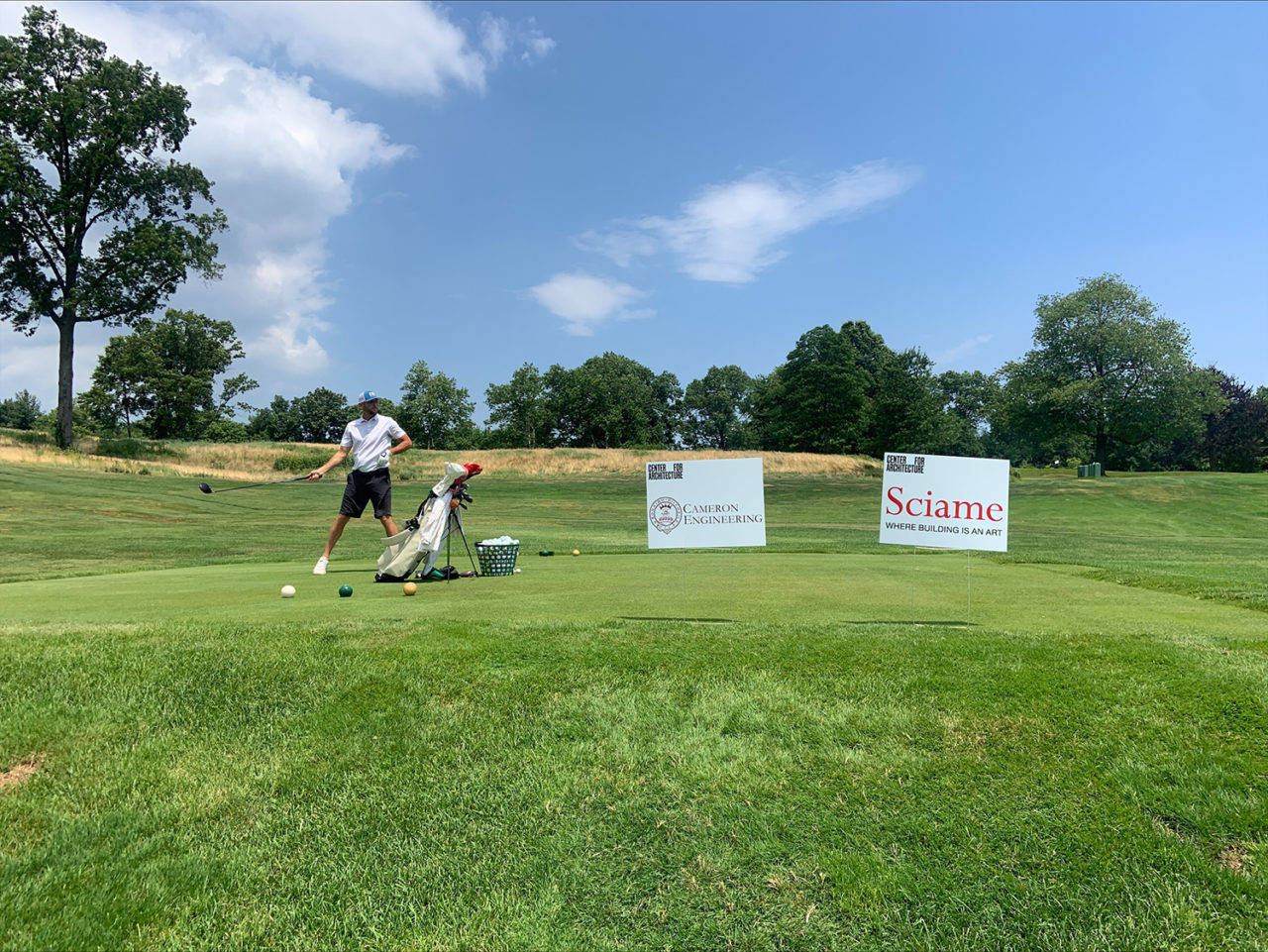 Center for Architecture Golf Classic at Quaker Ridge Golf Club.