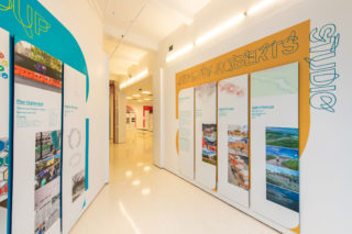 Installation view, New Practices New York, Center for Architecture