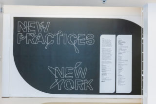 Installation view, New Practices New York, Center for Architecture