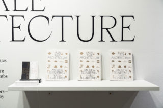 Installation view, Fairy tale Architecture, Center for Architecture, 2022.