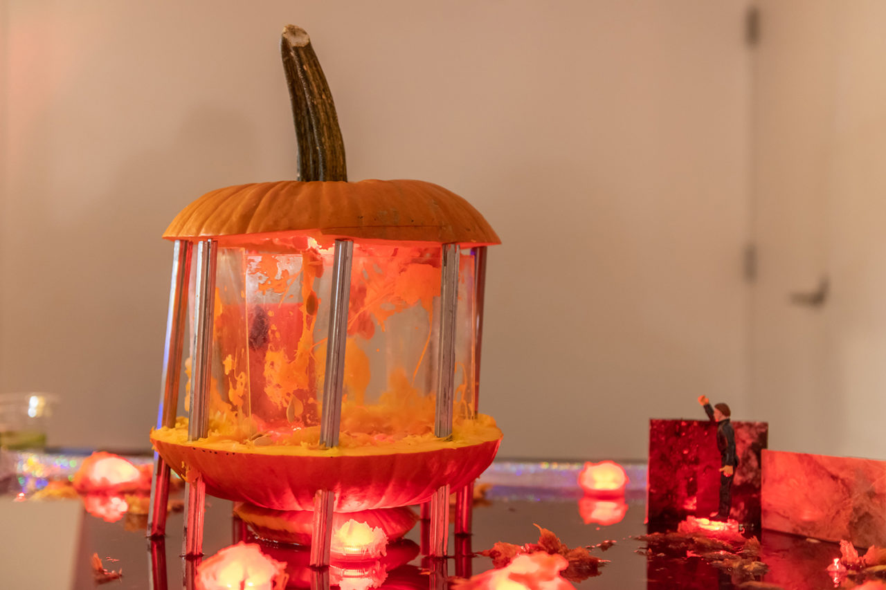 AIANY TORCH Mentorship Team's Barcelona Pavilion. Photo: Matthew Carasella Photography.