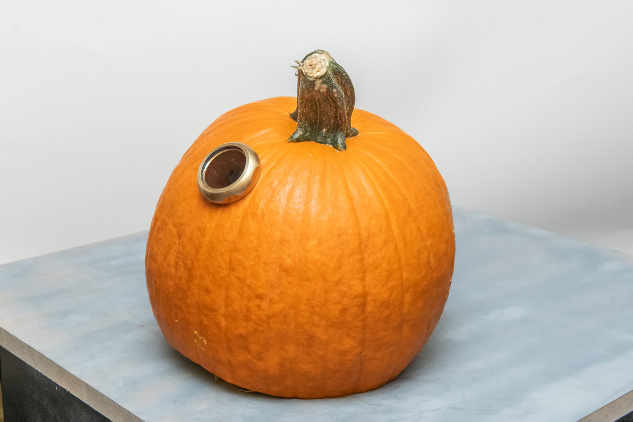 Raad Studio's peephole. Photo: Matthew Carasella Photography.