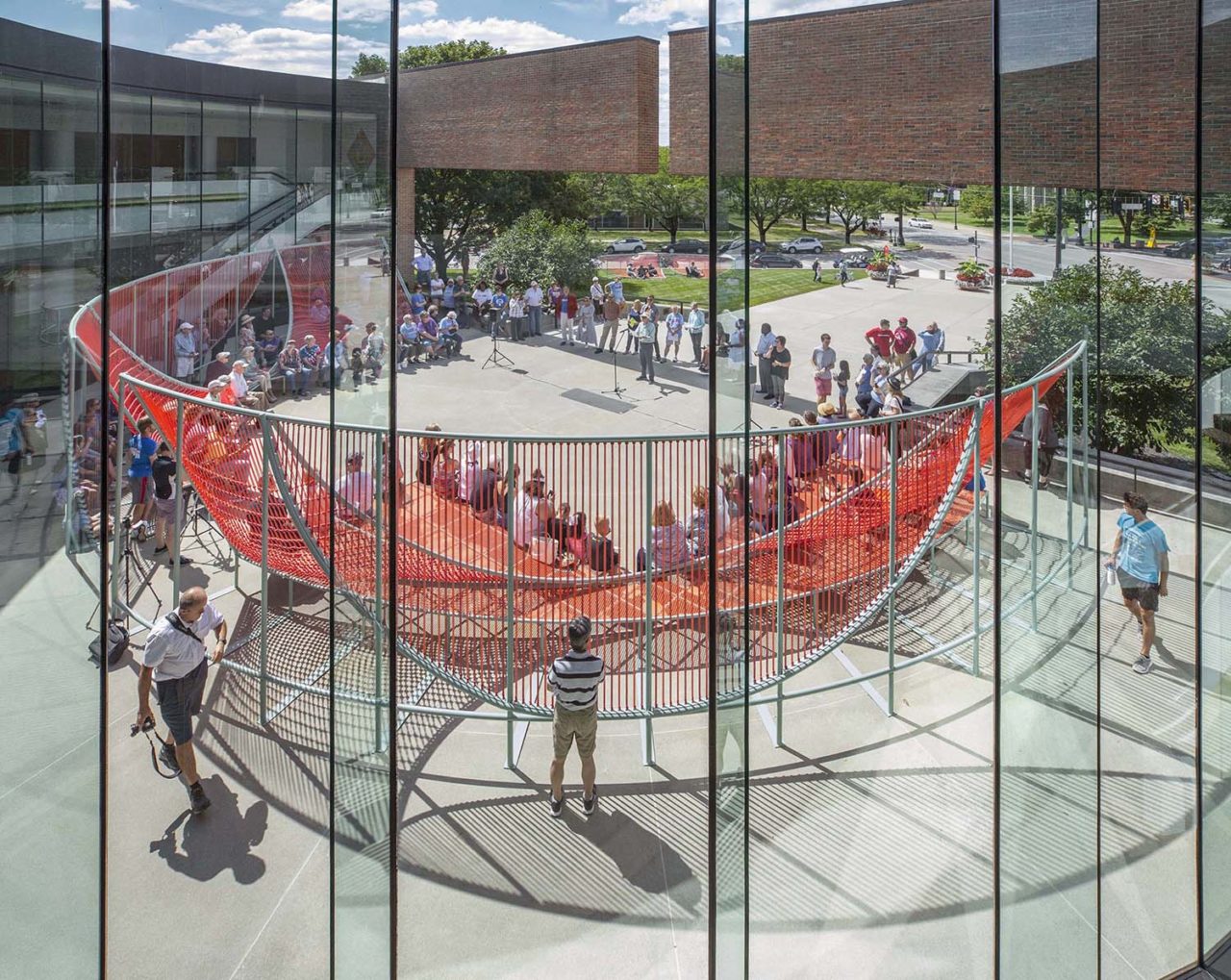 Soft Civic in Exhibit Columbus by Bryony Roberts Studio. Photo: Hadley Fruits.