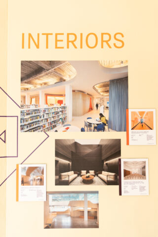 Installation view, 2023 AIANY Design Awards, Center for Architectur