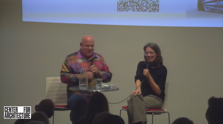 Image of panelists at Samuel Ratensky Memorial Lecture: Angela Brooks & Lawrence Scarpa event