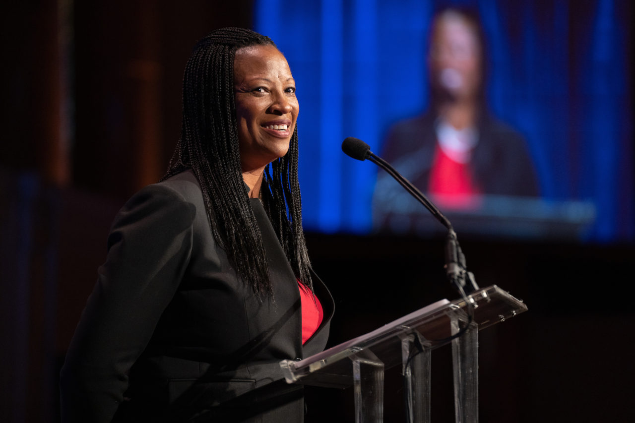 Remarks from Lakisha Wood, CAE, AIA Executive President.Photo: Sam Lahoz Photography
