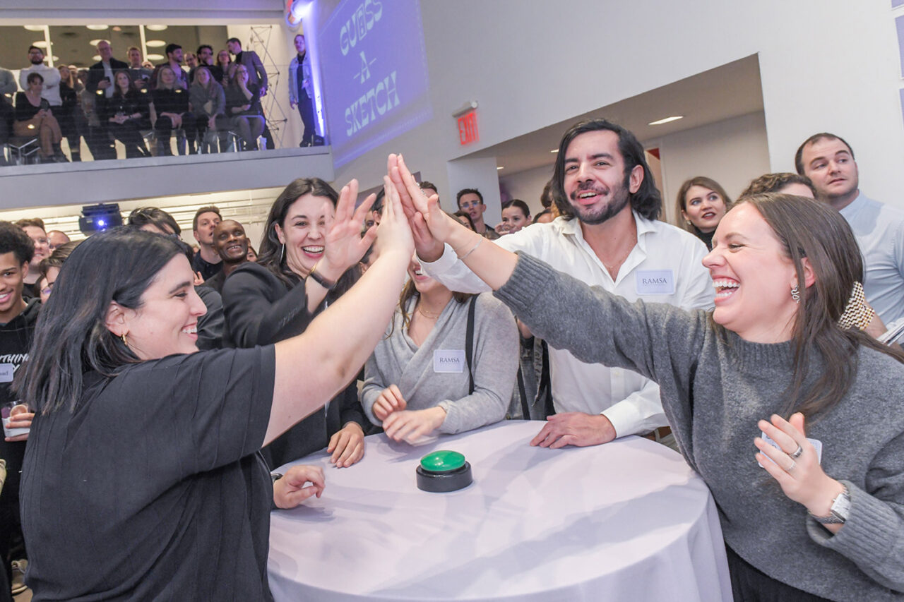 2023 Guess-A-Sketch event action shot
