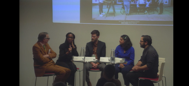 Image of panalists at Building Hue Spaces Session 1: Visioning