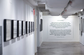 Installation view, Janna Ireland on the Architectural Legacy of Paul Revere Williams in Nevada, Center for Architecture