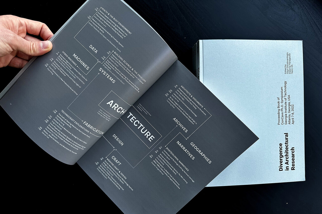 Divergence in Architectural Research, Vol. 2, Georgia Institute of Technology. Photo: Courtesy of Georgia Institute of Technology.