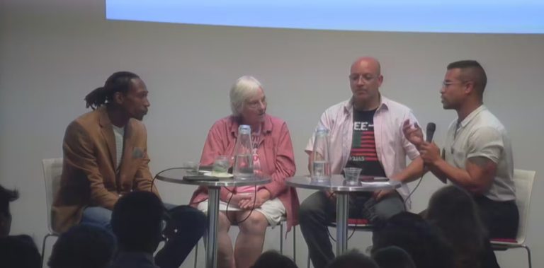 Image of Panelists at Reimagining Justice: A Conversation with Formerly Incarcerated Artists event.