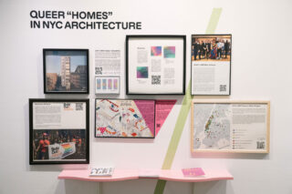 CFA Lab: Seeking Refuge and Making Home in NYC, installation view, Center for Architecture, 2023.