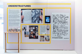 Installation view of Constructing Hope: Ukraine at the Center for Architecture