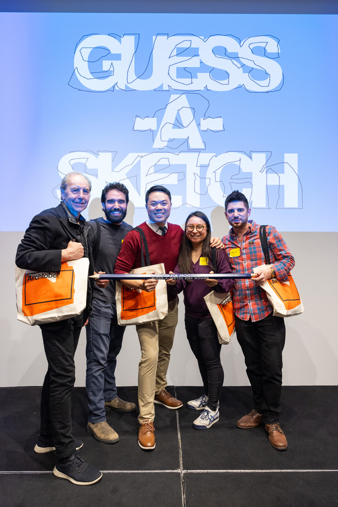 Silman team receives winner's trophy