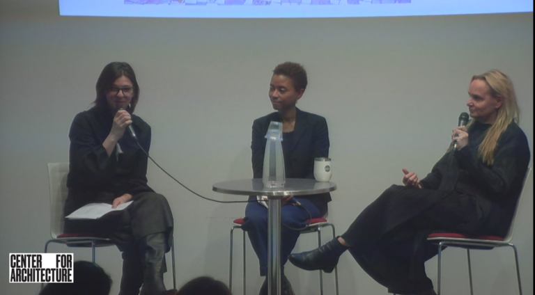 Image of panelists at Forced Labor in Supply Chains: Examples of a Humanely Built Environment