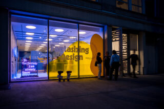 Installation view, Fantasizing Design: Phyllis Birkby Builds Lesbian Feminist Architecture, Center for Architecture, 2025.