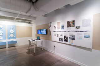 Installation view, Making Energy Visible, Center for Architecture, 2025. Photo: Asya Gorovits.