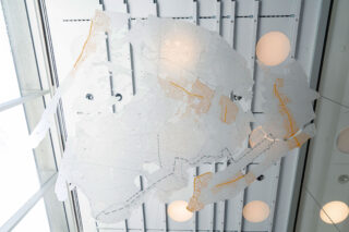 Installation view, Searching for Superpublics, Center for Architecture, 2025. Photo: Asya Gorovits.