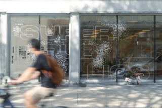 Installation view, Searching for Superpublics, Center for Architecture, 2025. Photo: Asya Gorovits.