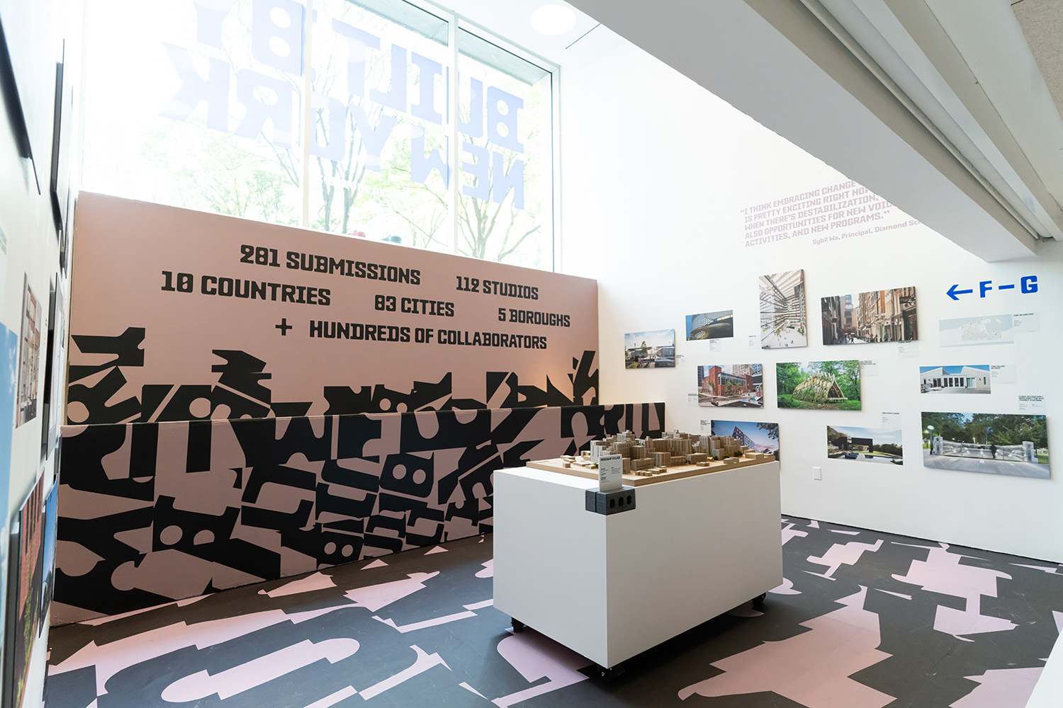 Built by New York (2024-2025) at the Center for Architecture. Graphic design by Once-Future. Photo: Asya Gorovits.