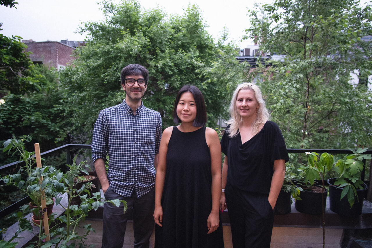 Friends Making Work: Gabriel Vergara, Amelyn Ng, and Christine Giorgio.