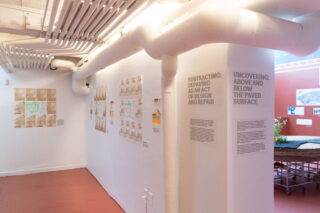 Installation view, CFA Lab: Repair - Democracy and Urban Space, Center for Architecture, 2026