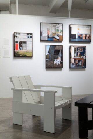 Installation view, Gerrit Rietveld: Wealth of Sobriety, Center for Architecture, 2026.