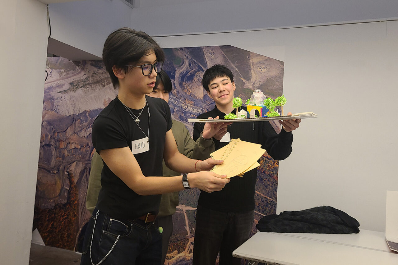 Discover Architecture participants at the Center for Architecture. Photo: Center for Architecture.