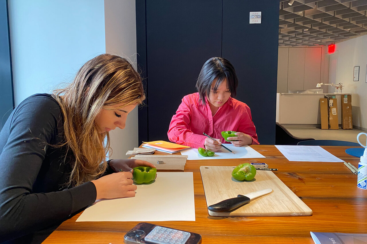 Discover Architecture participants at Architecture Research Office. Photo: Courtesy of ARO.