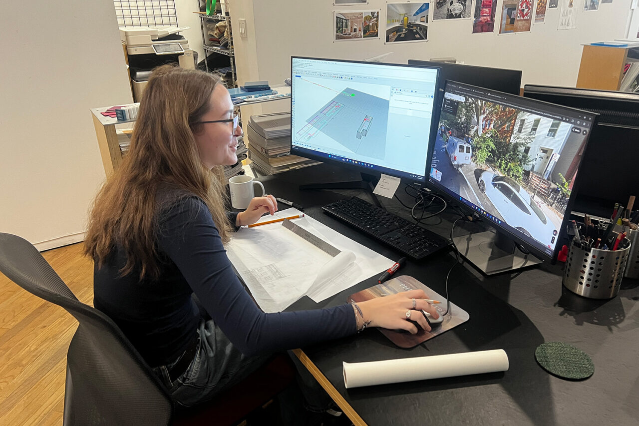 Discover Architecture participants at Slade Architecture. Photo: Courtesy of S2 Architecture.