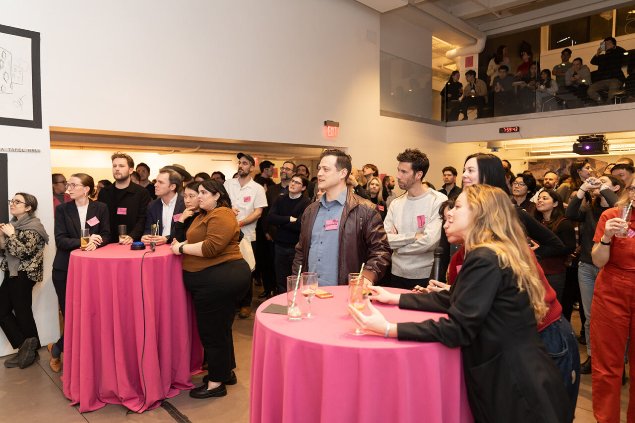 Team RAMSA and Team Lutron compete in Guess-A-Sketch 2026.