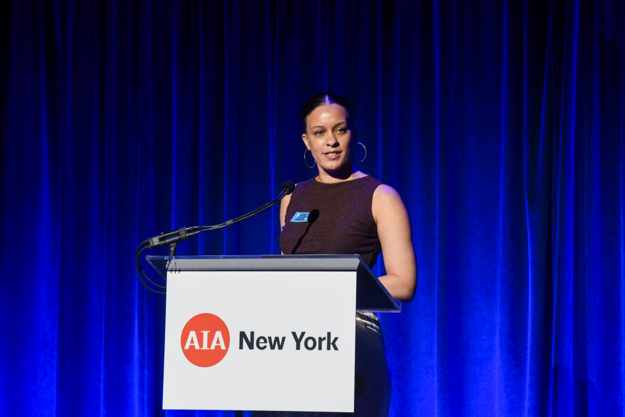 BlackSpace Urbanist Collective receives the New Perspectives Award. Photo: Matthew Carasella.