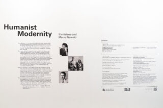 Installation view, Humanist modernity, Center for Architecture, 2026
