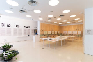 Installation view, Humanist modernity, Center for Architecture, 2026