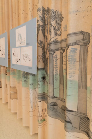 Installation view, Humanist modernity, Center for Architecture, 2026