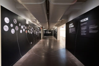 Installation view, Dark Matter U: Justice, Pedagogy, Design, Center for Architecture, 2026.