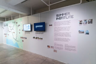 Installation view, Dark Matter U: Justice, Pedagogy, Design, Center for Architecture, 2026.