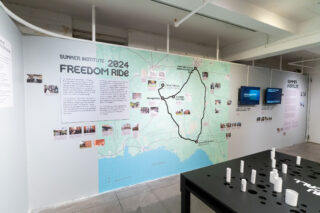Installation view, Dark Matter U: Justice, Pedagogy, Design, Center for Architecture, 2026.