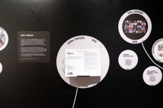 Installation view, Dark Matter U: Justice, Pedagogy, Design, Center for Architecture, 2026.