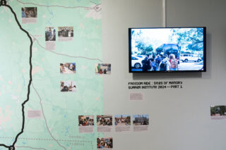 Installation view, Dark Matter U: Justice, Pedagogy, Design, Center for Architecture, 2026.