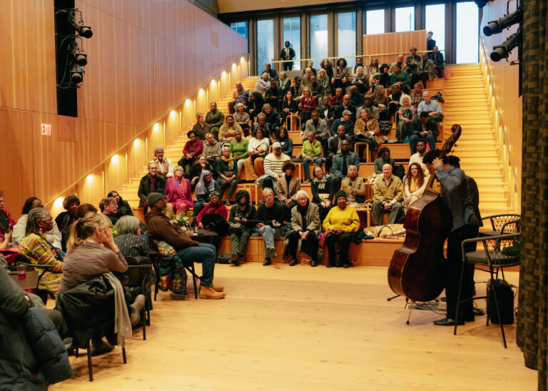Studio Museum in Harlem's Member Night event Jazz on the Stoop.