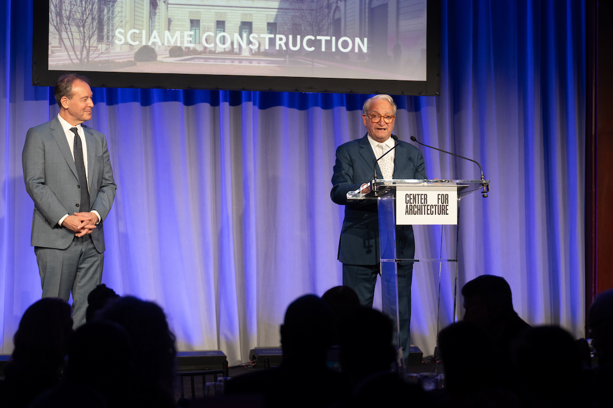 Joseph Mizzi and Frank Sciame of Sciame Construction.