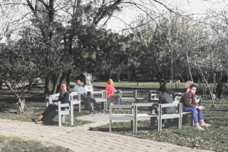 Talk in Circle, New York, NY, 2020.