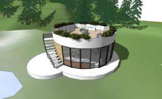 Digital model of a small house