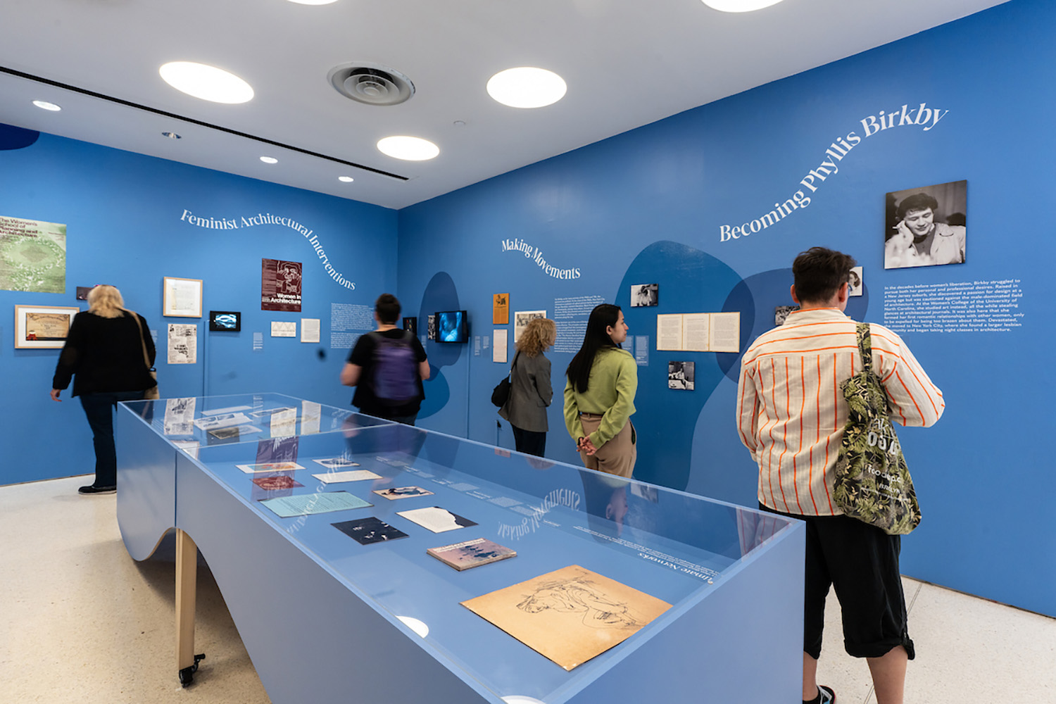 Visitors attending the Fantasizing Design exhibition opening. Photo: Samuel Lahoz.