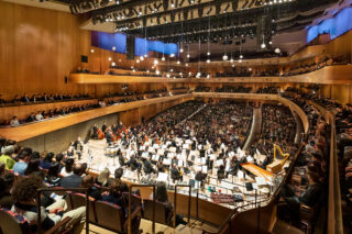 Interior image of David Geffen Hall at Lincoln Center