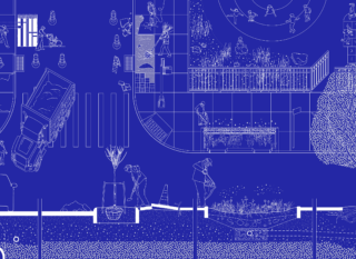 A cyanotype print illustration