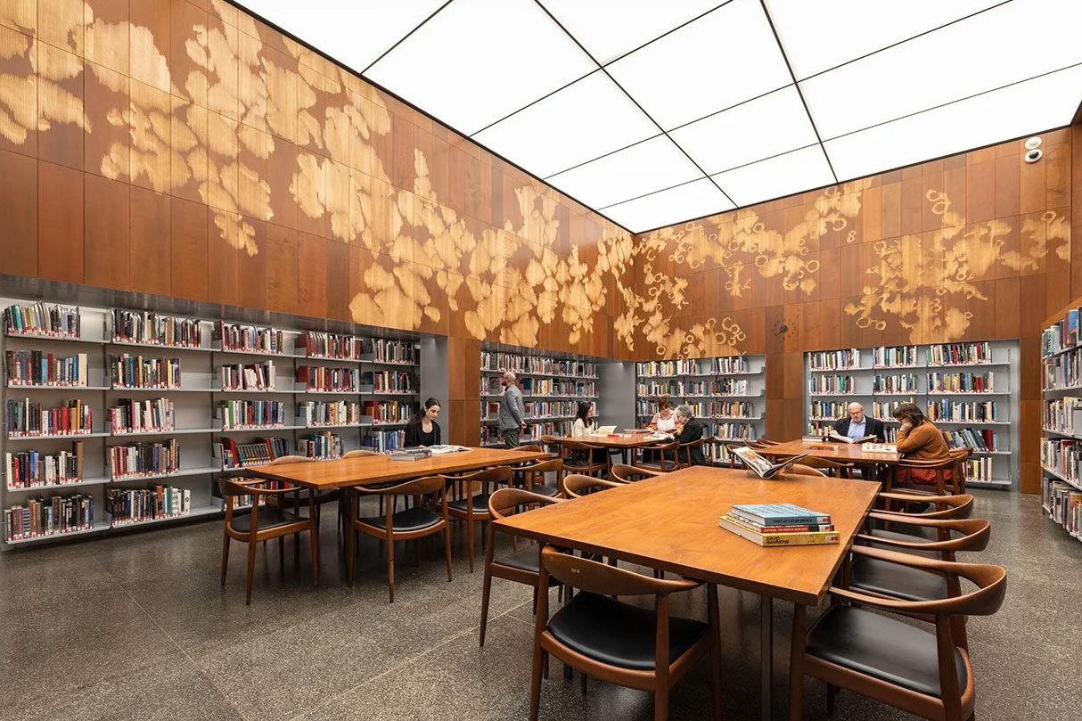 Met Library interior
