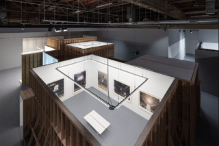 Installation view of Paul Pfeiffer:Prologue to the Story of the Birth of Freedom, November 12, 2023–June 16,2024 at The Geffen Contemporary at MOCA. Courtesy of The Museum ofContemporary Art (MOCA).